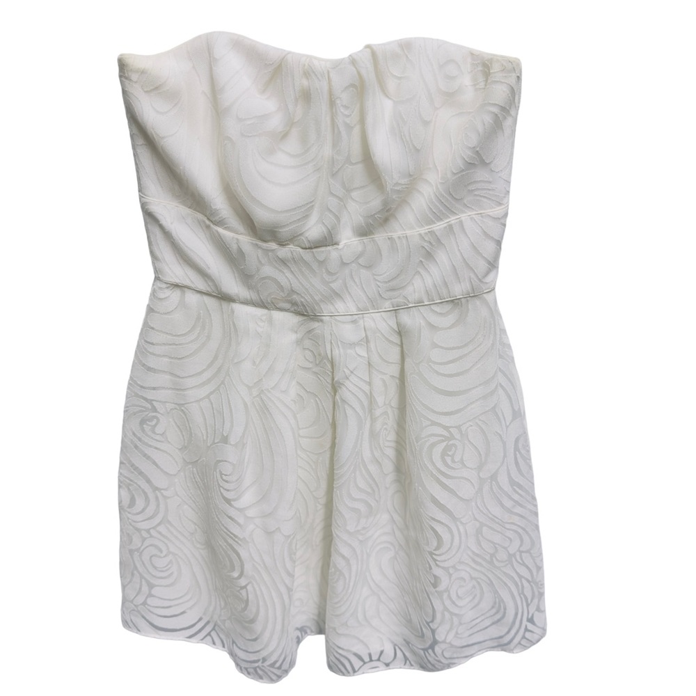 Pure Cotton Rayon Organza Knit Fit Sweetheart Flare Skater Cocktail Mini Dress